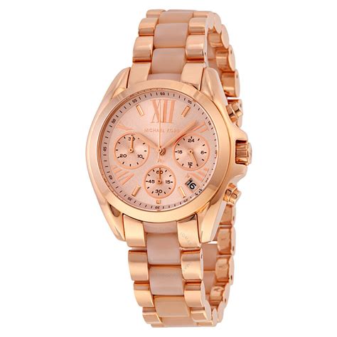 women's rose gold tone watch michael kors|rose gold mk watch cheap.